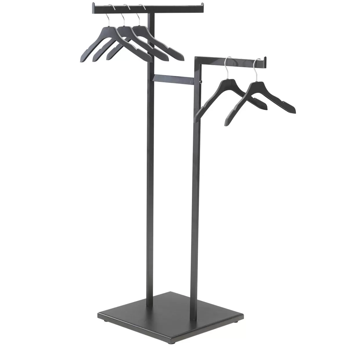 DecoWoerner Metal Clothes Rack NOVUS, 3-arm, 138 Cm