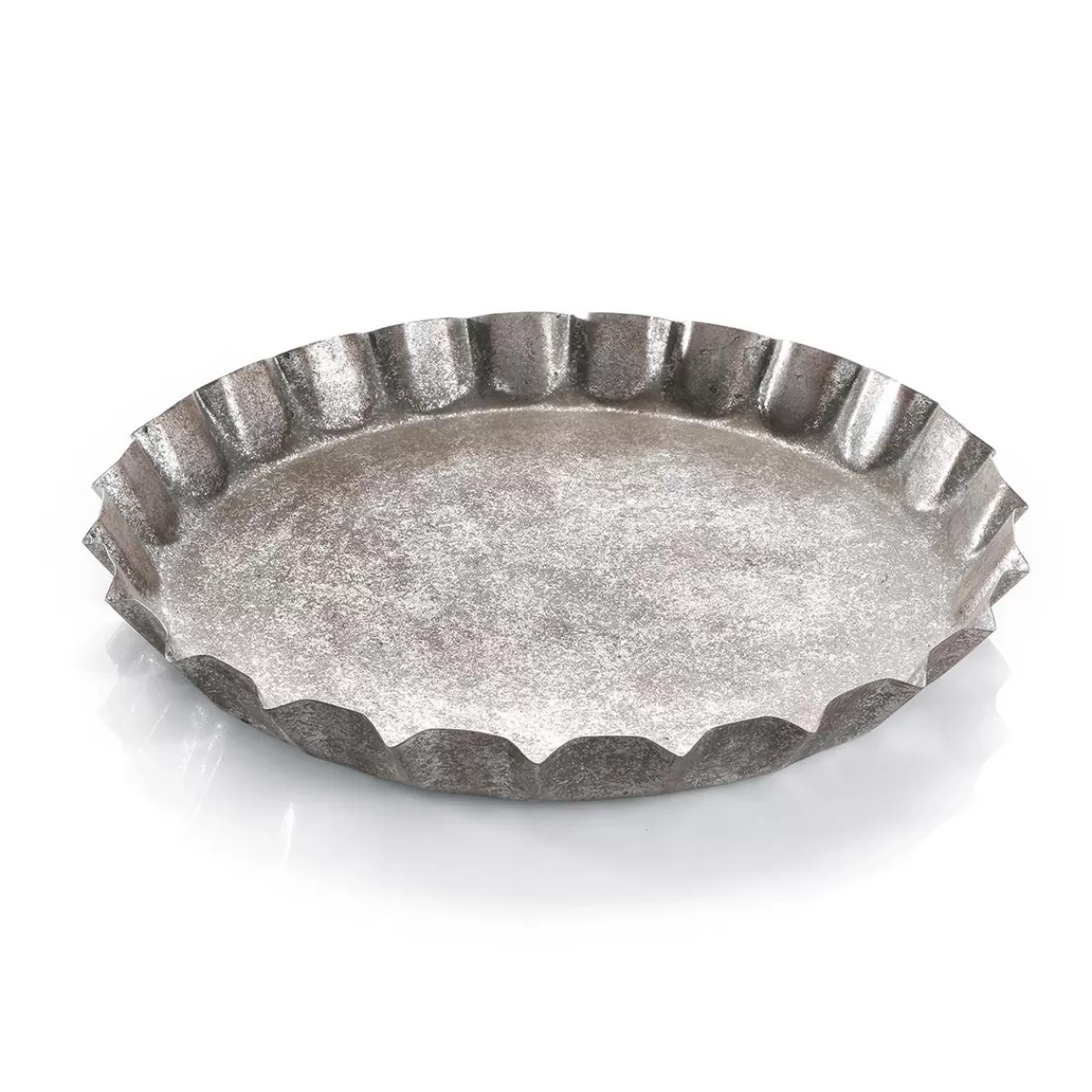 DecoWoerner Metal Crown Cork Tray, 30 Cm Ø, 4 Cm High