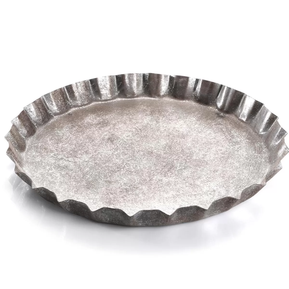 DecoWoerner Metal Crown Cork Tray, 42 Cm Ø, 5 Cm High