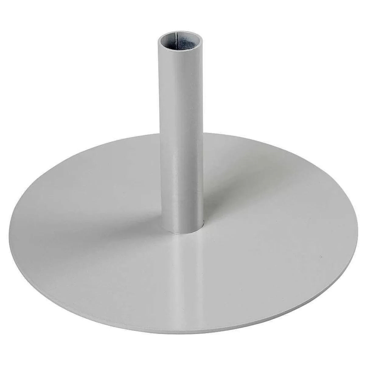 DecoWoerner Metal Stand 1 Receptacle, 15 Cm High, Gray