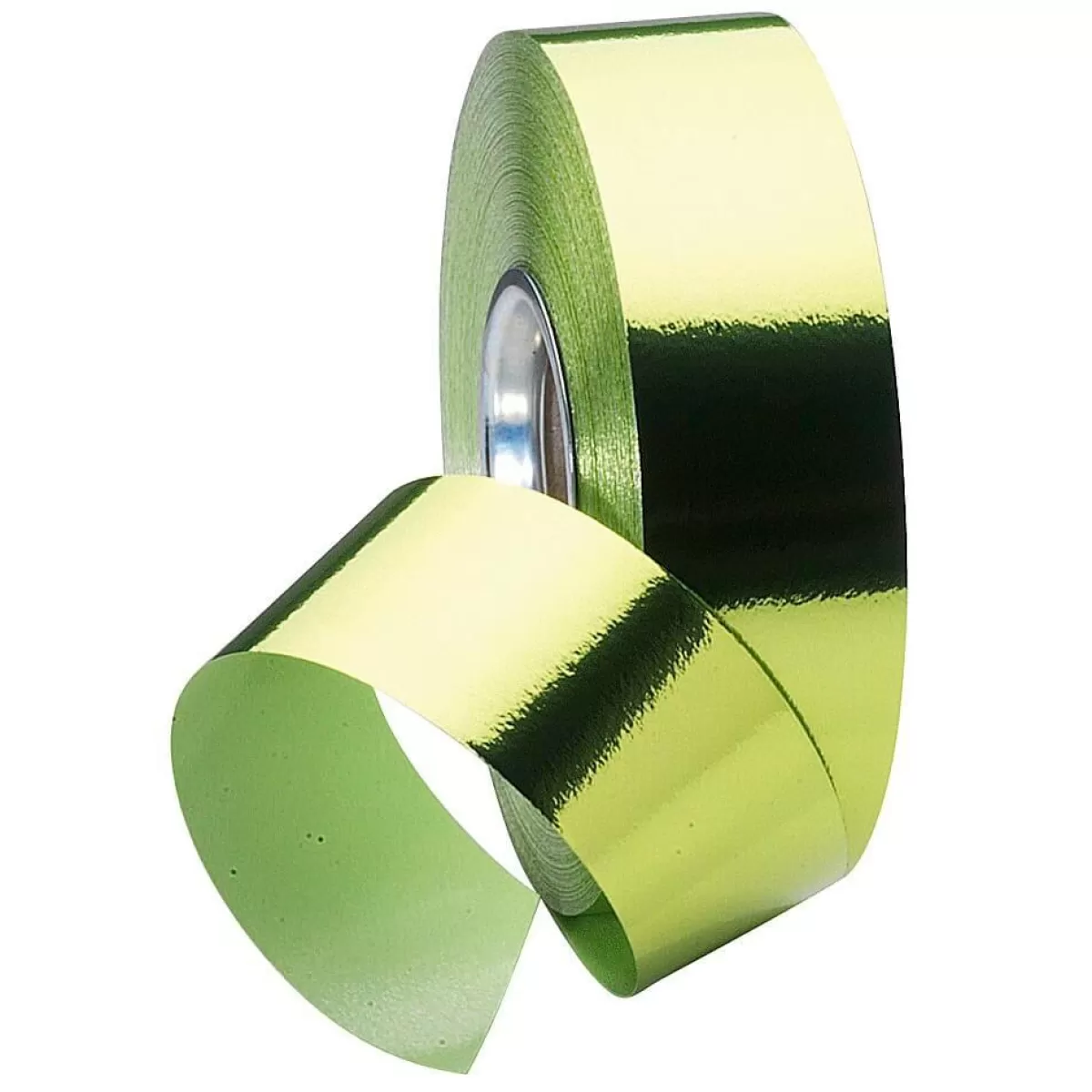 DecoWoerner Metallic Ribbon, Shiny, Width 31 Mm, Apple