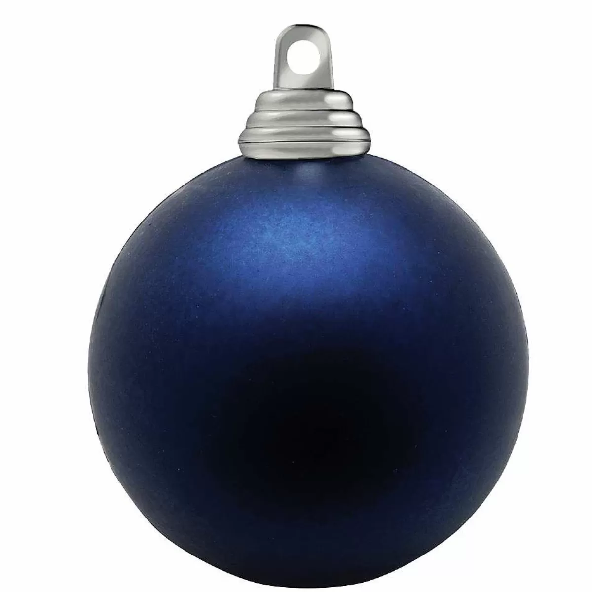 DecoWoerner Midnight Matt Plastic Christmas Baubles, 6 Cm Ø - 24 Pieces