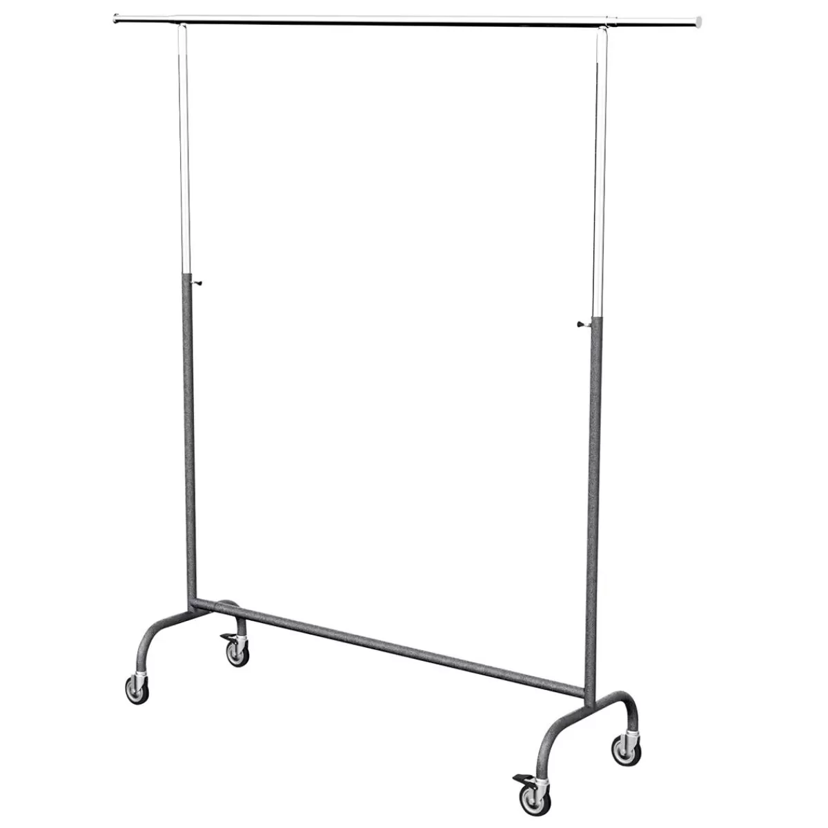 DecoWoerner Mobile Stand "Solid" Anthracite, 150 Cm Wide