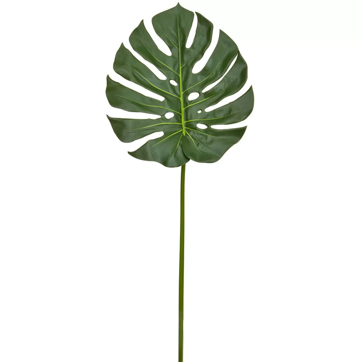 DecoWoerner Monstera Artificial Leaf Flame Retardant B1, 75 Cm