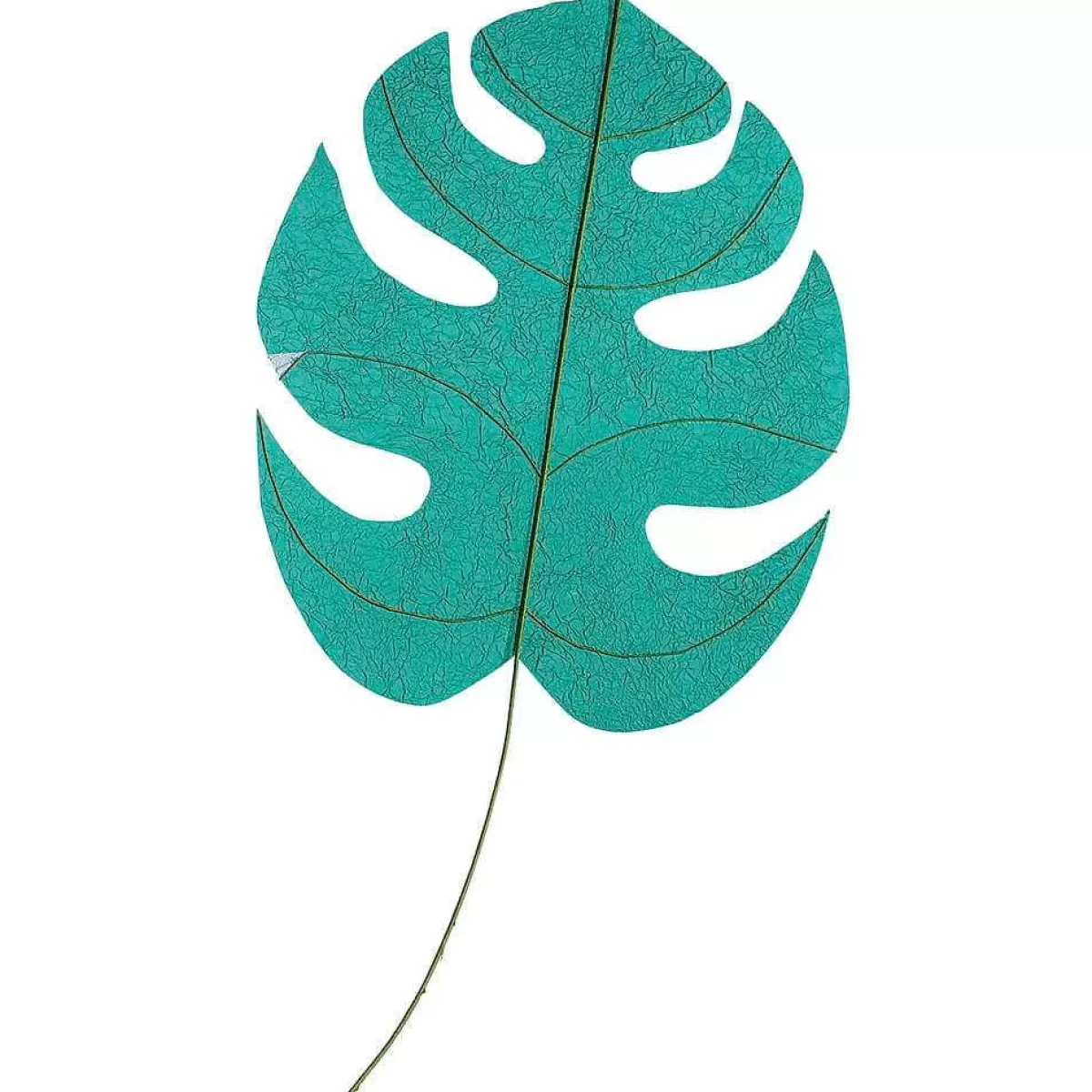 DecoWoerner Monstera Decorative Leaf 60 X 63 Cm, Petrol