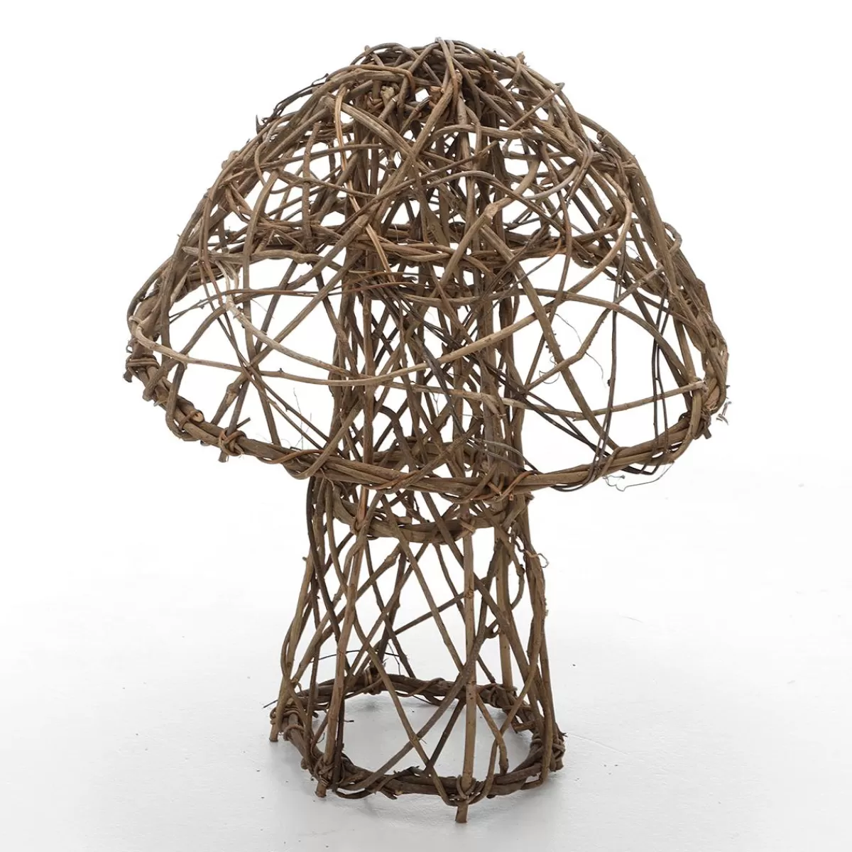 DecoWoerner Mushroom From Vine Wood, 65 Cm High