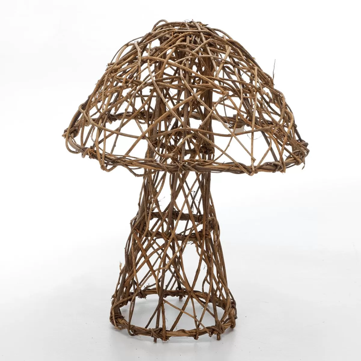 DecoWoerner Mushroom From Vine Wood, 80 Cm High