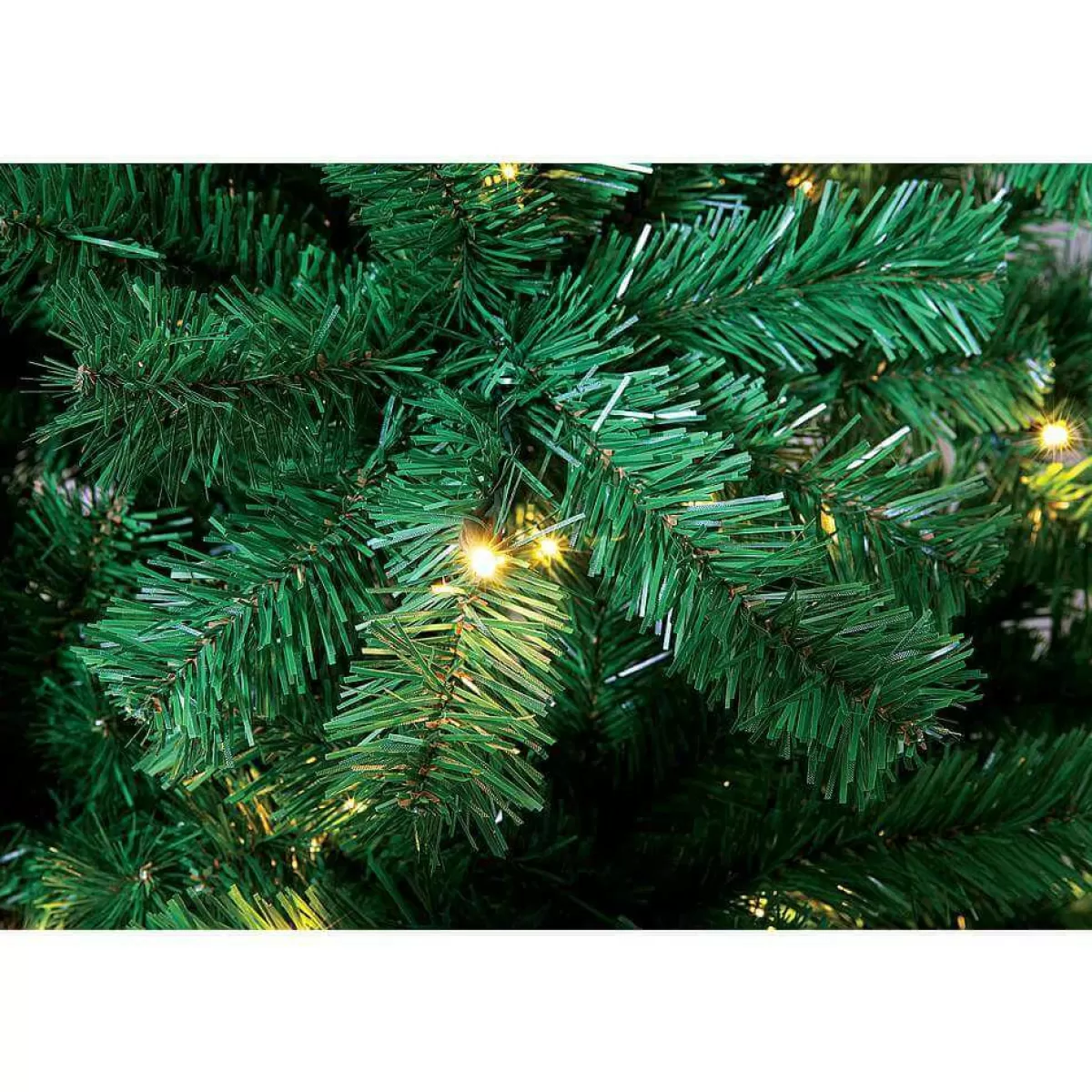 DecoWoerner Narrow Artificial Christmas Tree With LED 150 Cm