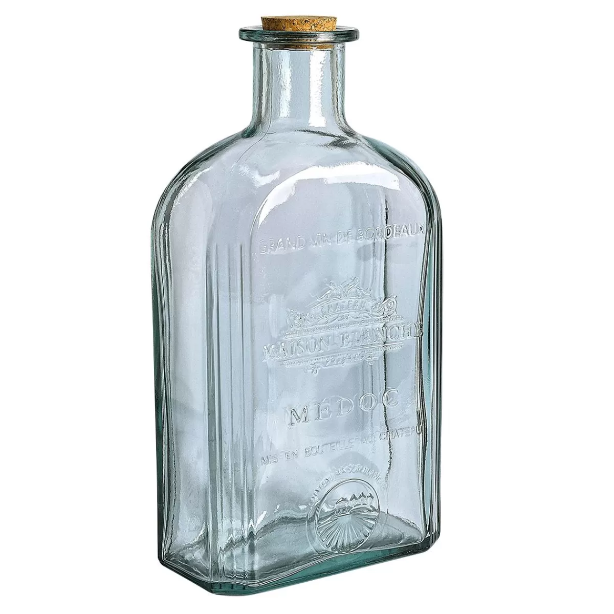 DecoWoerner Nostalgic XXL Decorative Glass Bottle 4.6 L, 39 Cm