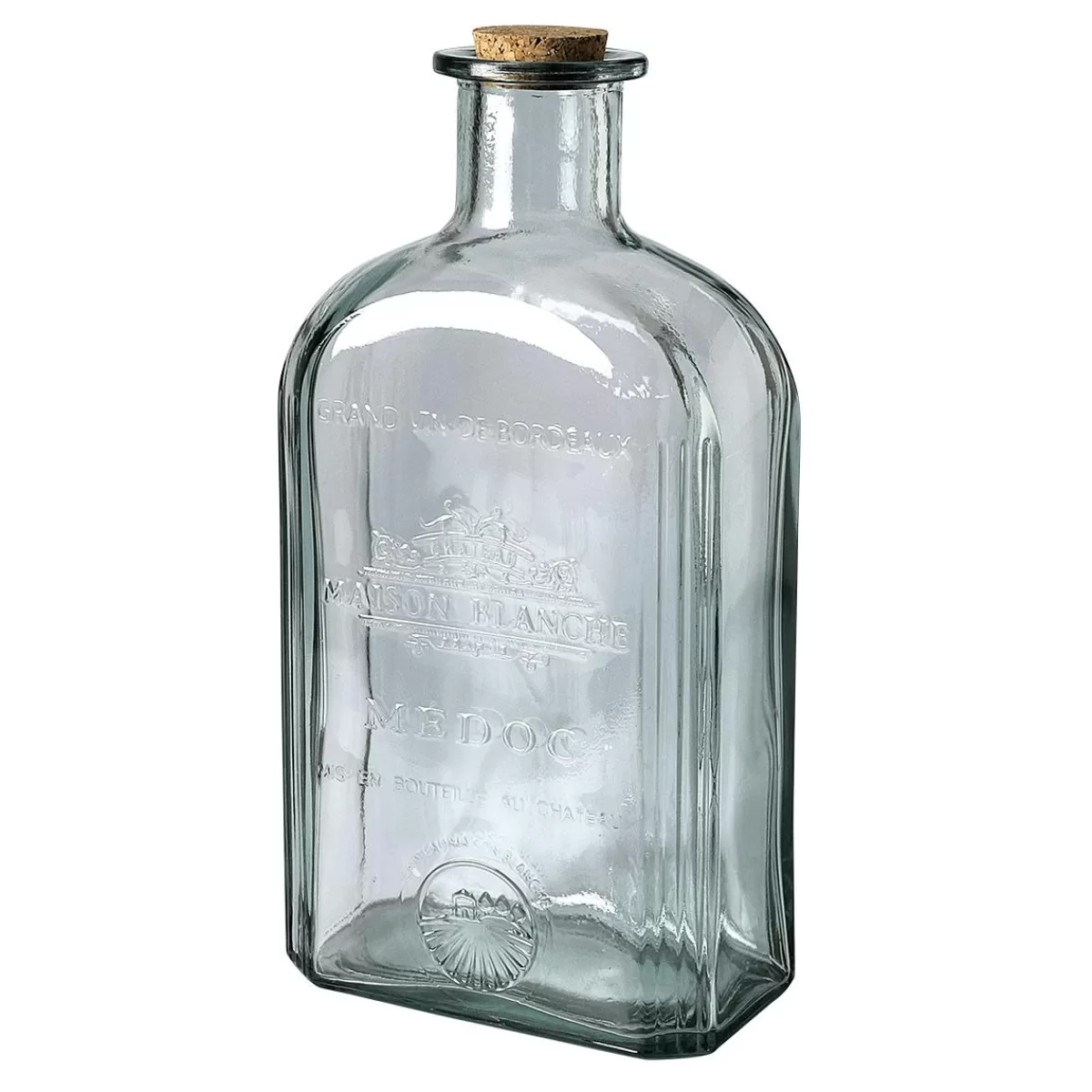 DecoWoerner Nostalgic XXL Decorative Glass Bottle 4.6 L, 39 Cm