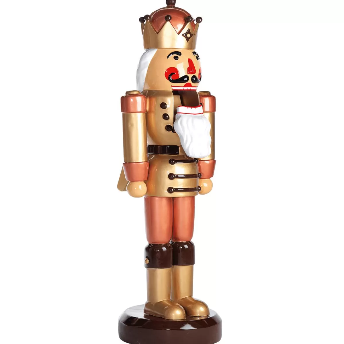 DecoWoerner Nutcracker King -brown 185 Cm