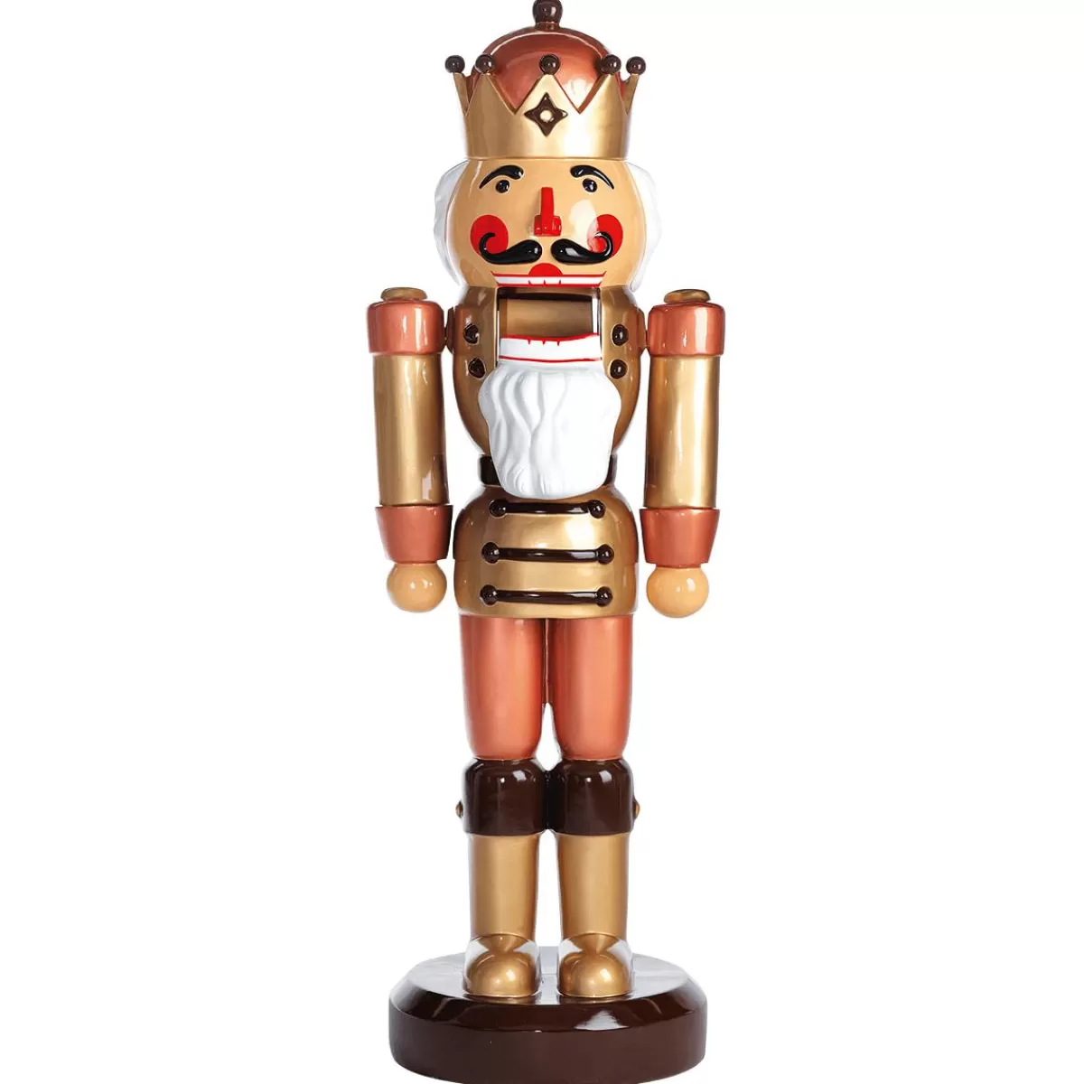 DecoWoerner Nutcracker King -brown 185 Cm