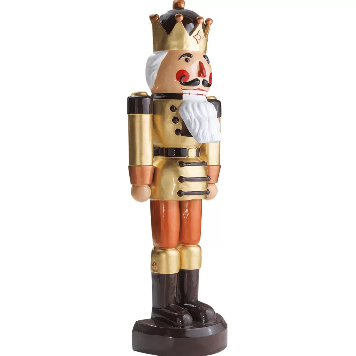 DecoWoerner Nutcracker King Semi Three-dimensional 185 Cm, -brown