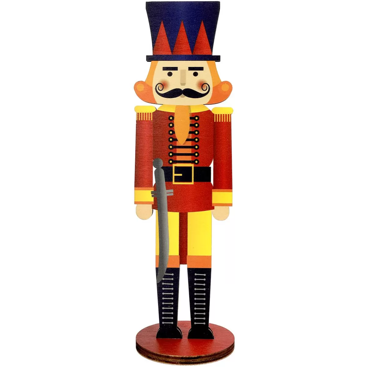 DecoWoerner Nutcracker Wood Decorative Display