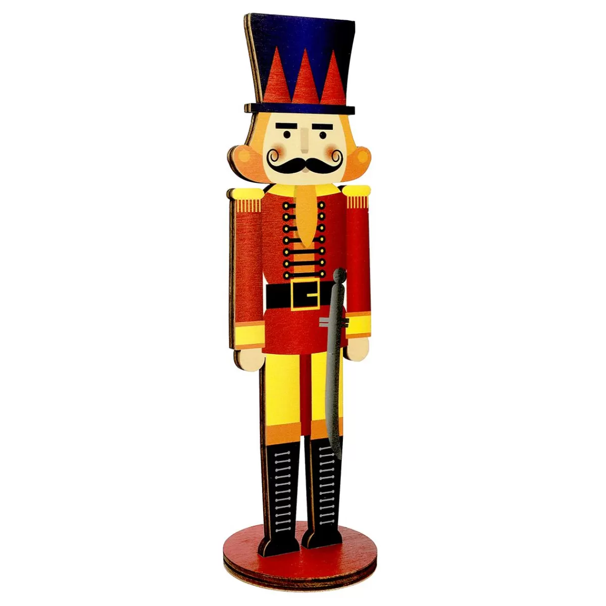 DecoWoerner Nutcracker Wood Decorative Display