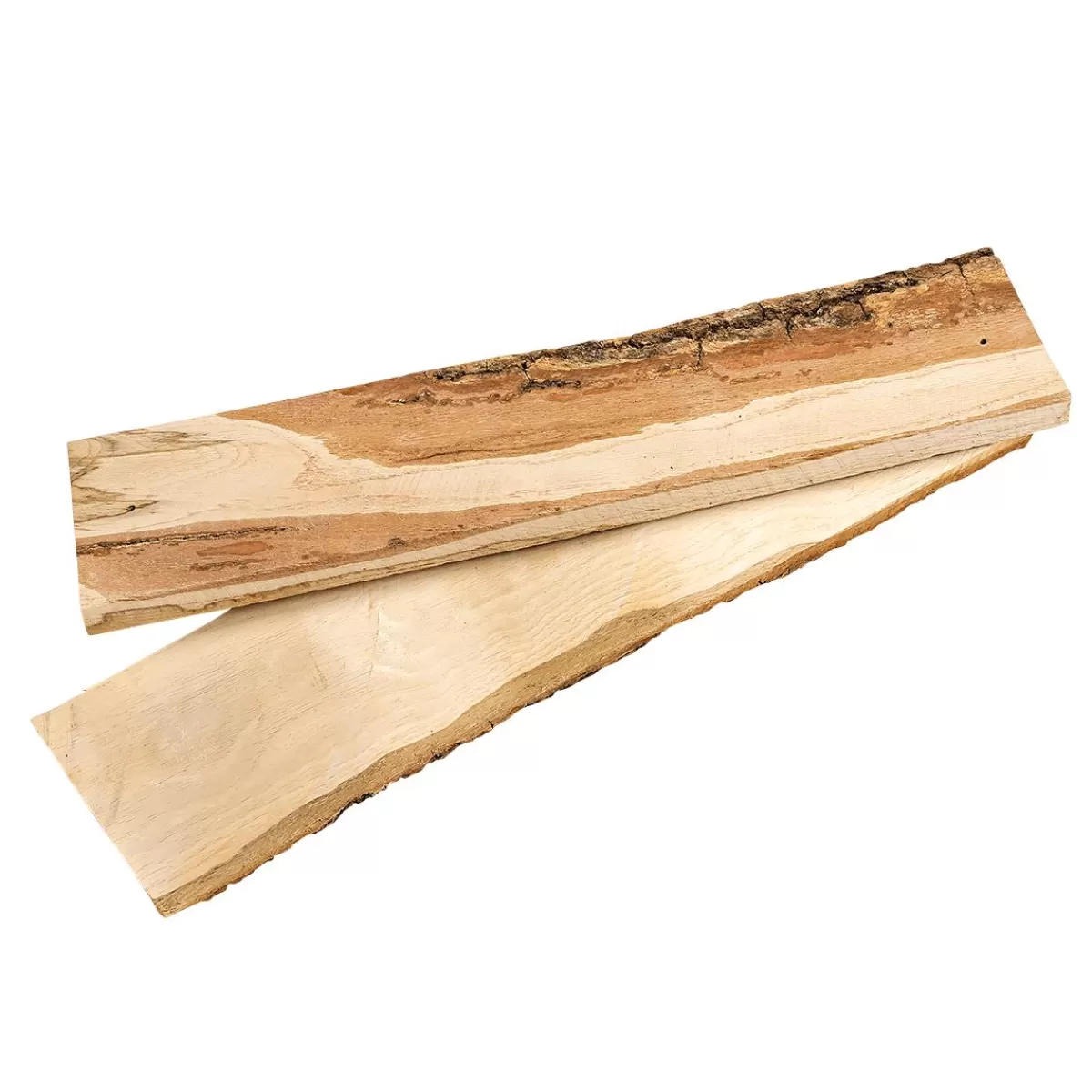 DecoWoerner Oak Slab Board 50 X 12-15cm, 2 Pieces