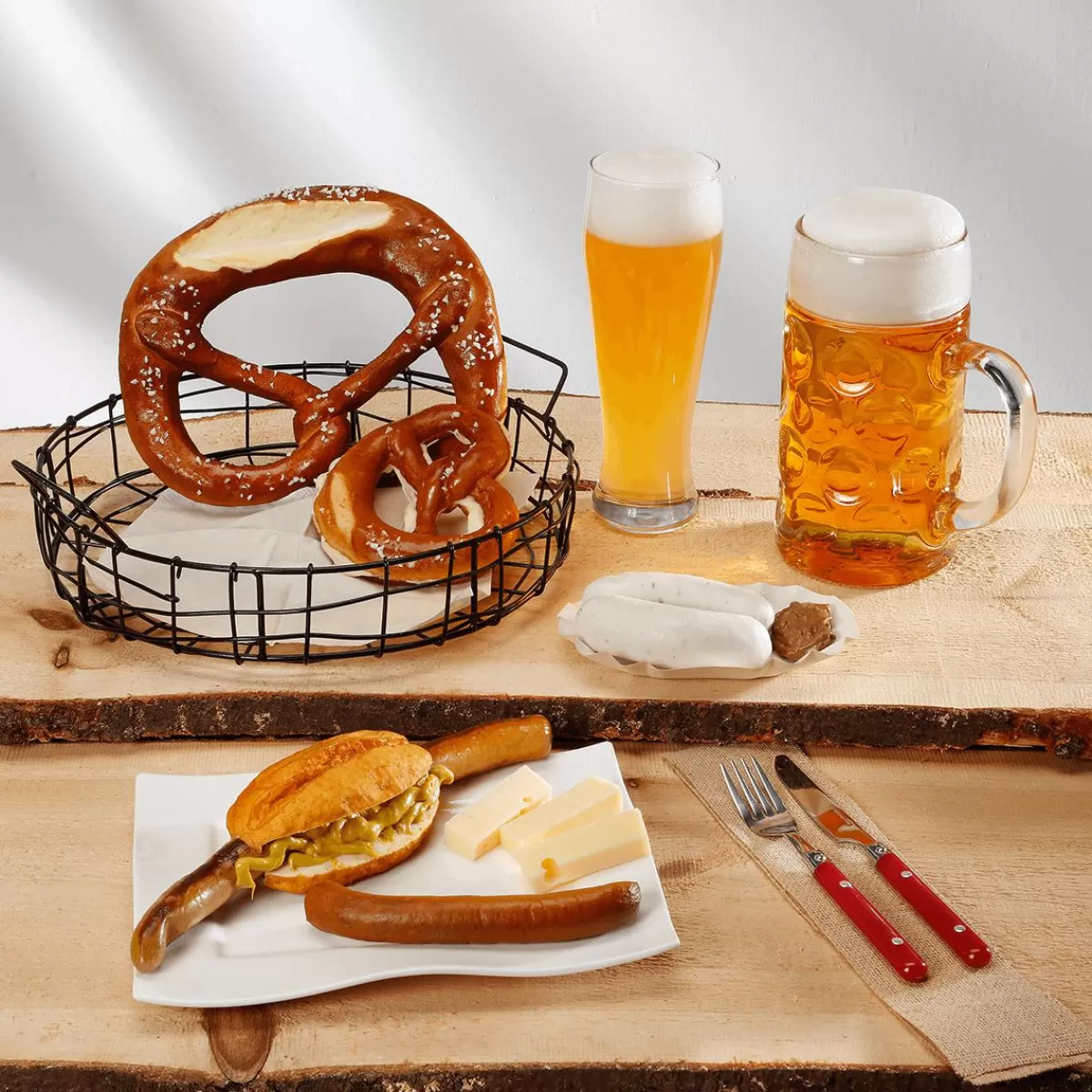 DecoWoerner Oktoberfest Pretzel Food Replica 27 Cm