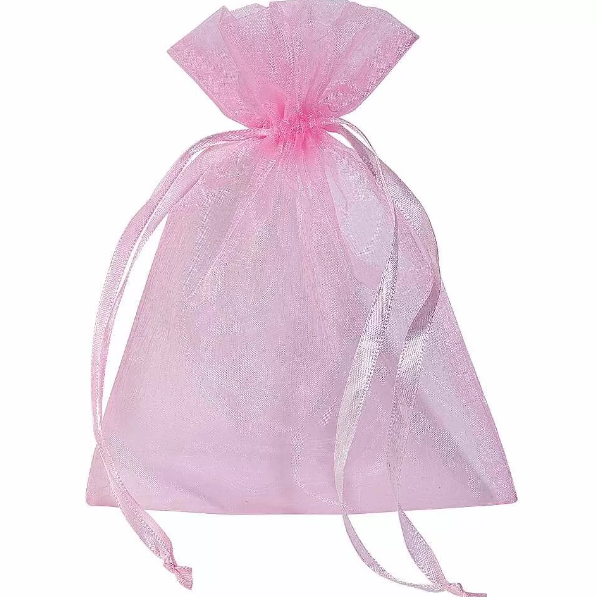 DecoWoerner Organza Sachets 18 Cm, 50 Pcs, Rose