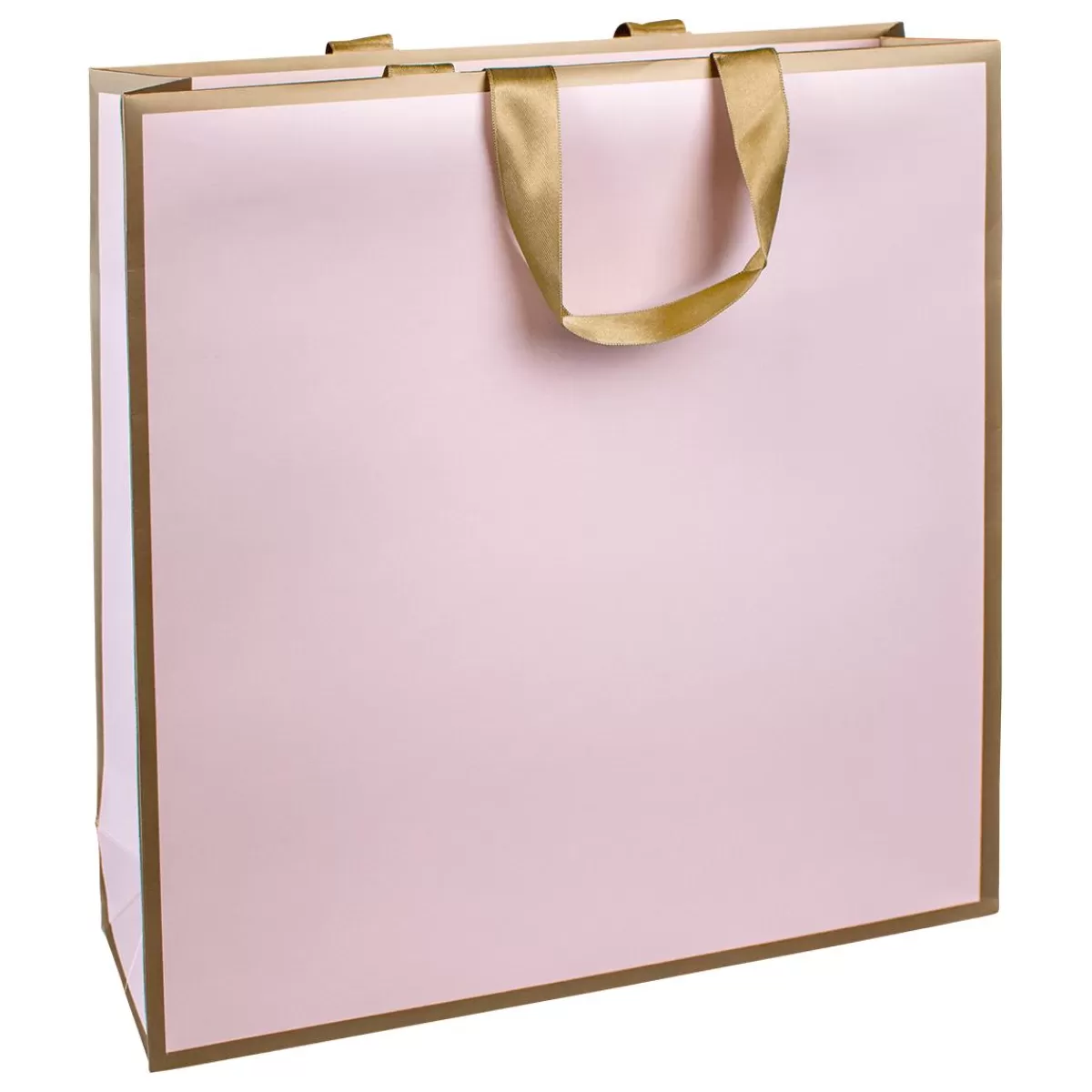 DecoWoerner Paper Bag "Metallic" 35 X 35 X 13 Cm & Gold 10 Pieces