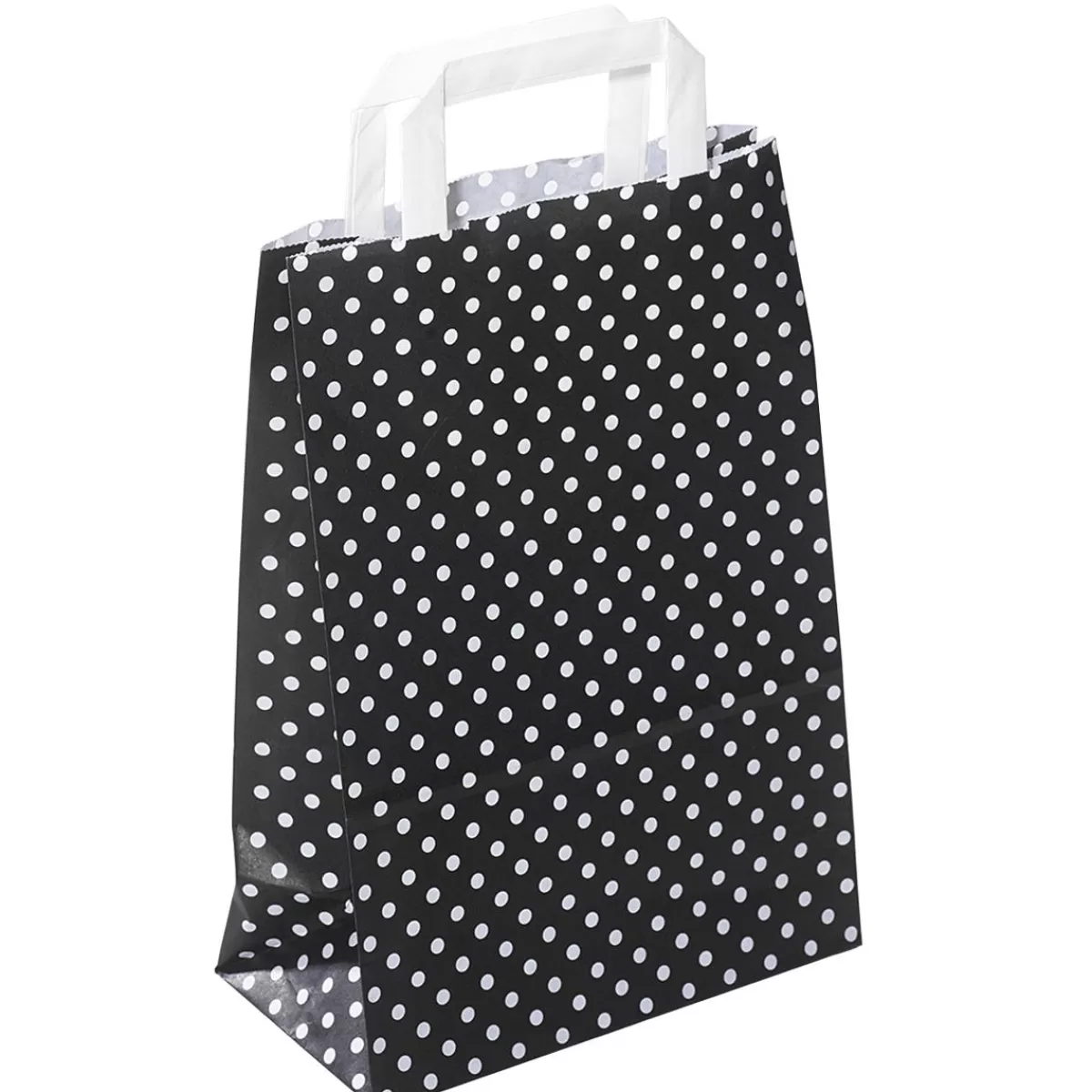 DecoWoerner Paper Bag With Dots 31 X 22 Cm