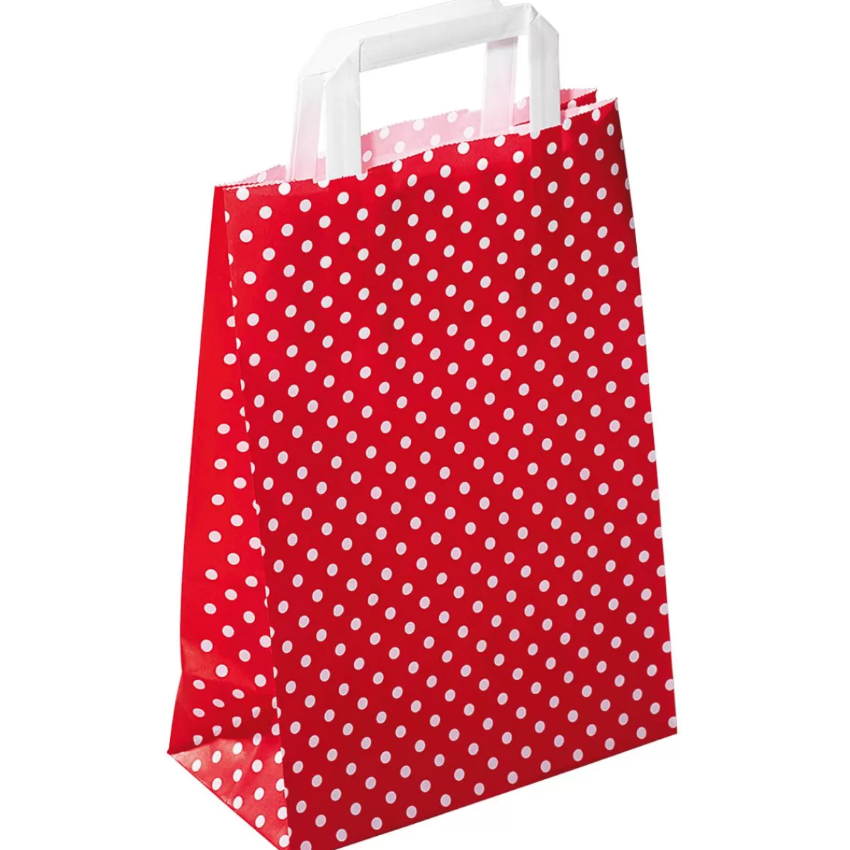 DecoWoerner Paper Bag With Dots 31 X 22 Cm