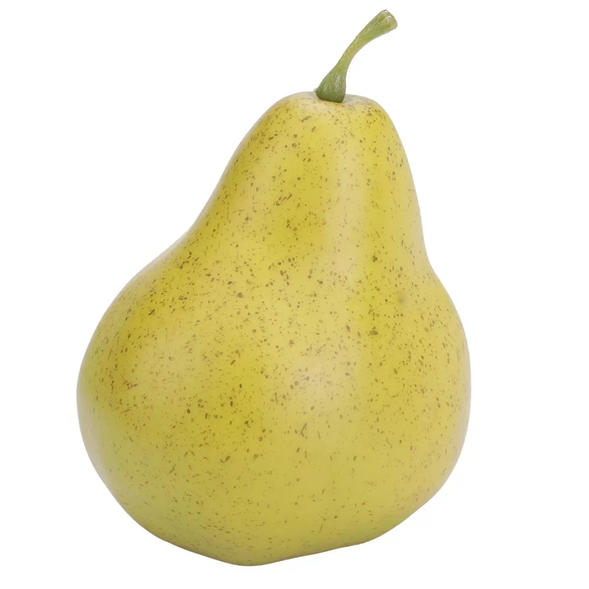 DecoWoerner Pear Food Dummy, Yellow, 10 Cm