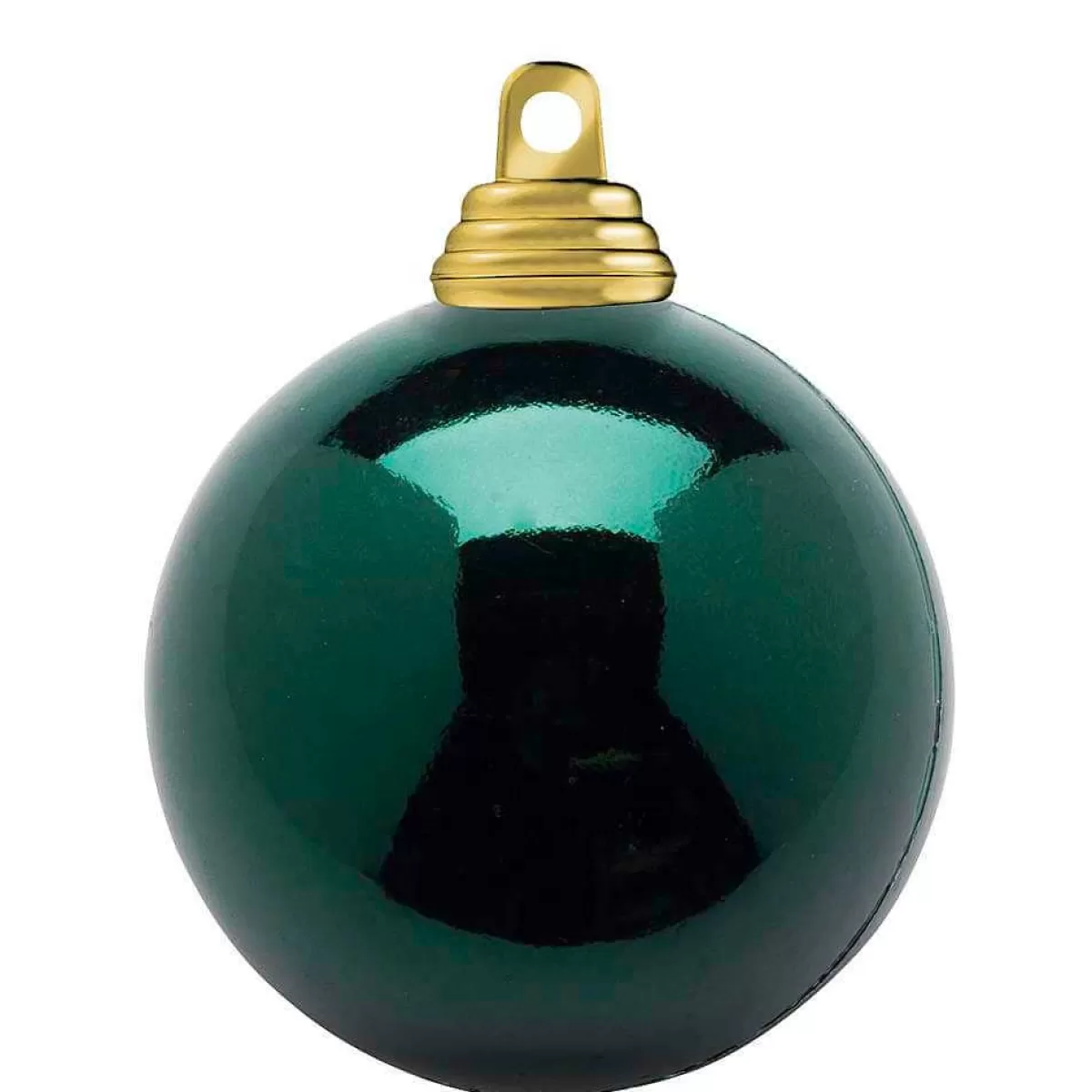 DecoWoerner Petrol, Shiny Christmas Baubles Made Of Flame Retardant Plastic, 6 Cm Ø - 24 Pcs.