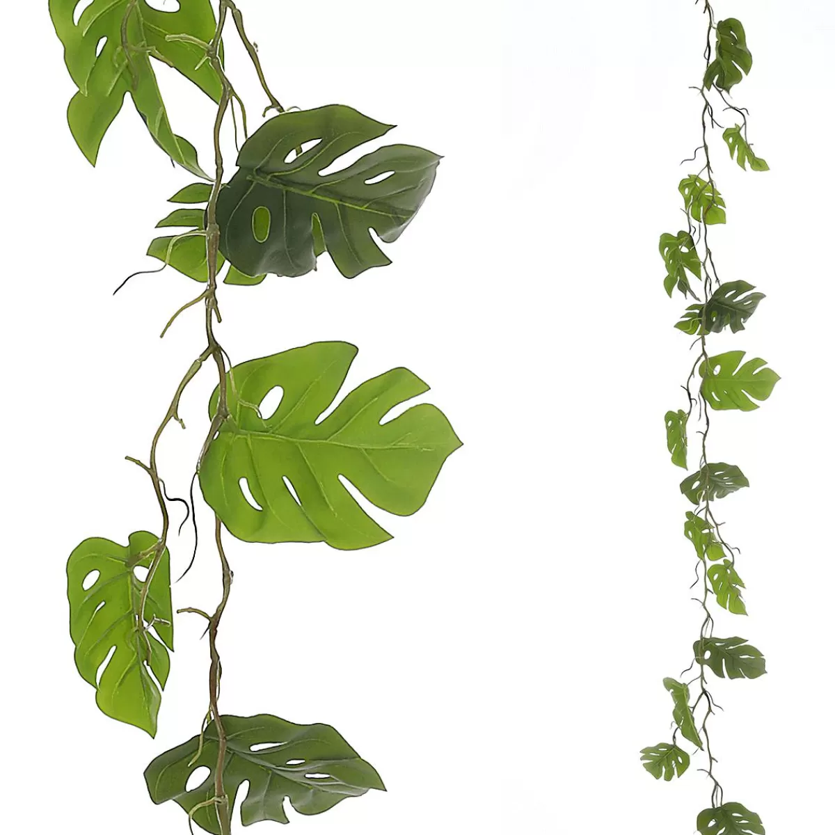 DecoWoerner Philodendron Artificial Plant Garland 140 Cm