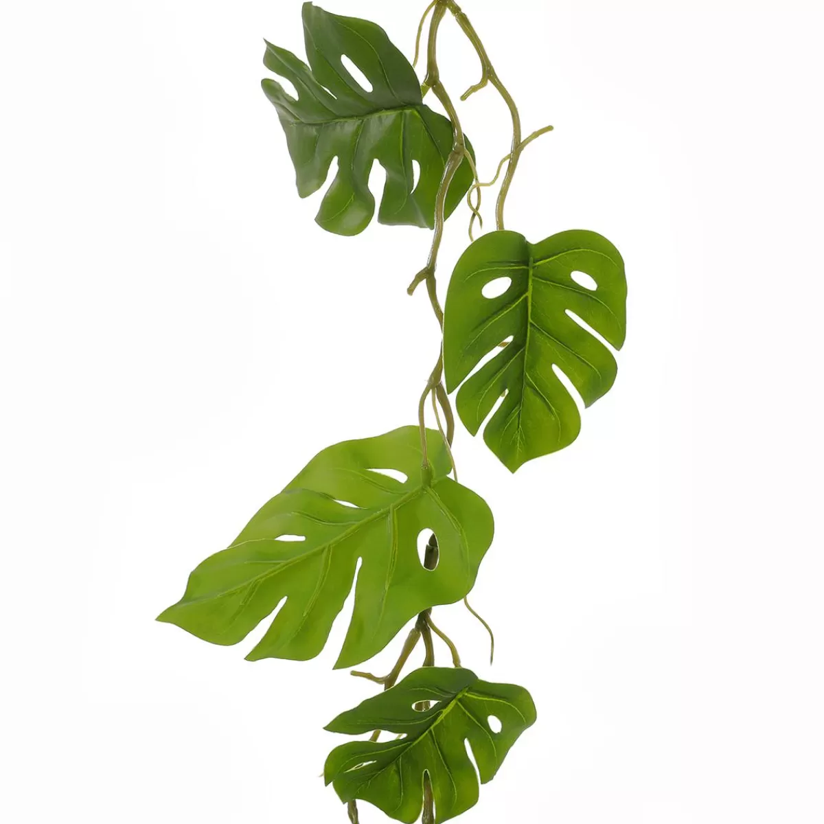 DecoWoerner Philodendron Artificial Plant Garland 140 Cm