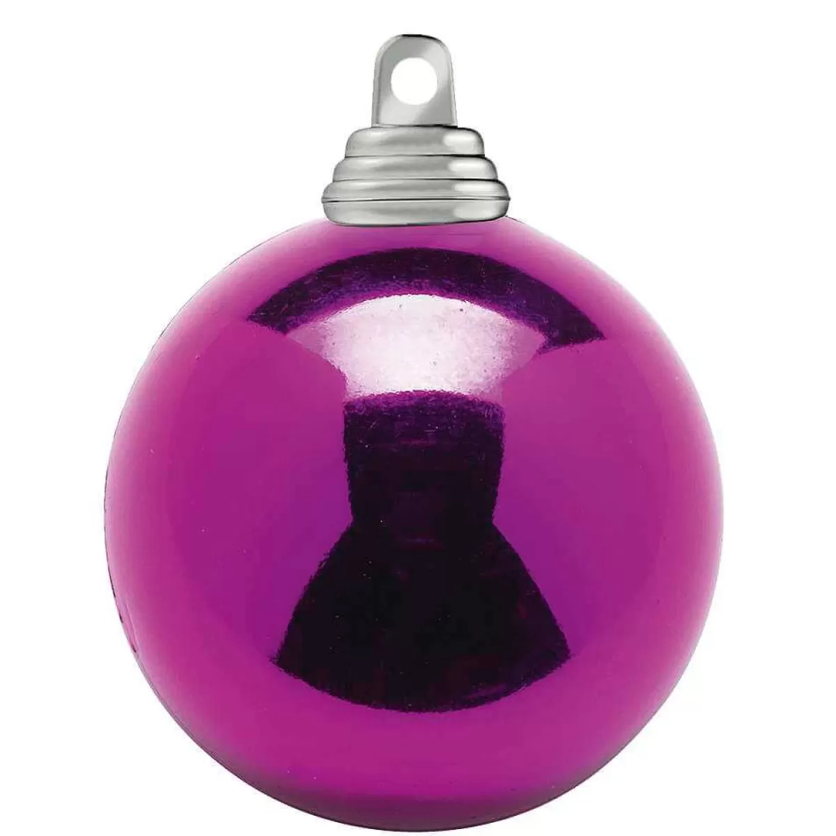 DecoWoerner , Shiny Christmas Baubles Made Of Flame Retardant Plastic, 6 Cm Ø - 24 Pcs.