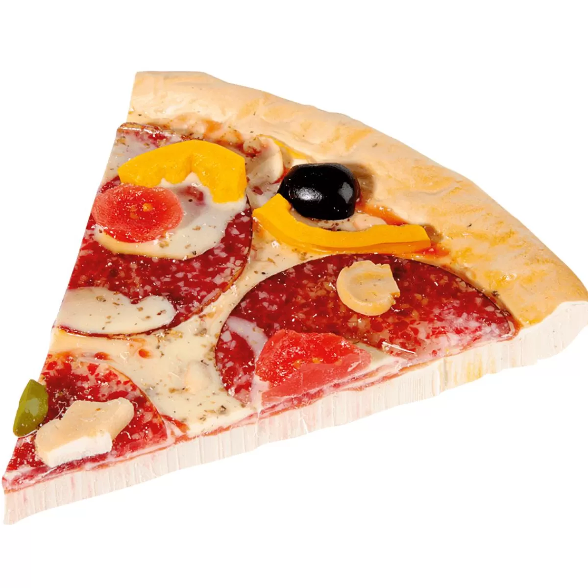 DecoWoerner Pizza Corner "Salami" Food Replica 14 Cm