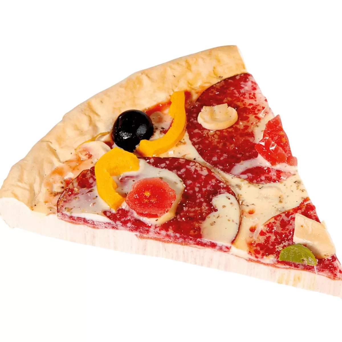 DecoWoerner Pizza Corner "Salami" Food Replica 14 Cm