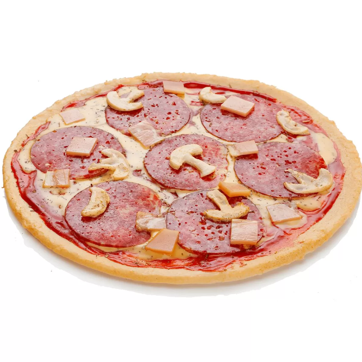 DecoWoerner Pizza Speciale With Salami, Ham And Mushrooms Food Fake 25 Cm Ø