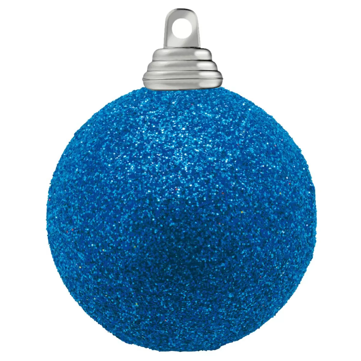 DecoWoerner Plastic Glitter Christmas Balls In