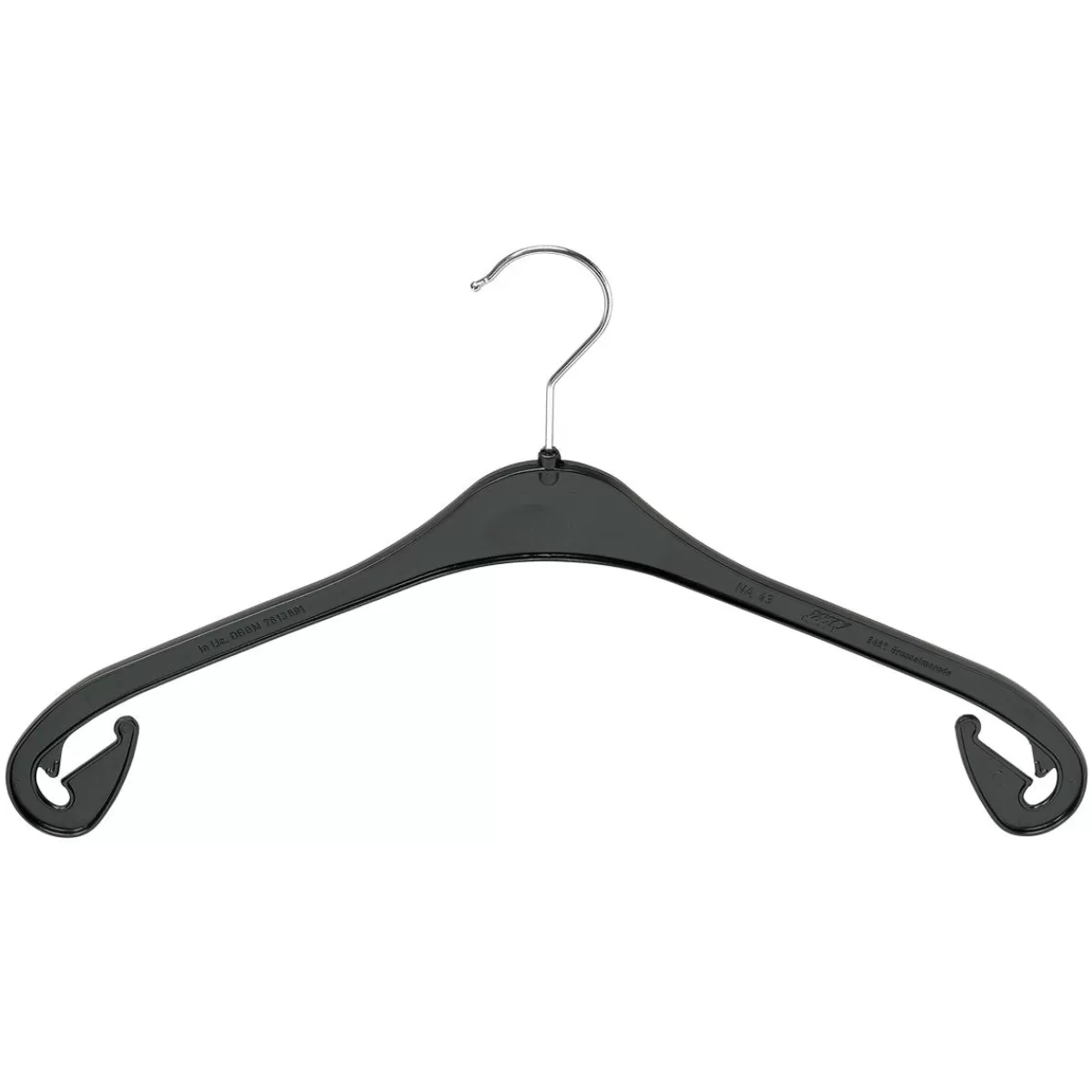 DecoWoerner Plastic Hanger, 43 Cm, 1 Box A´300 Pcs