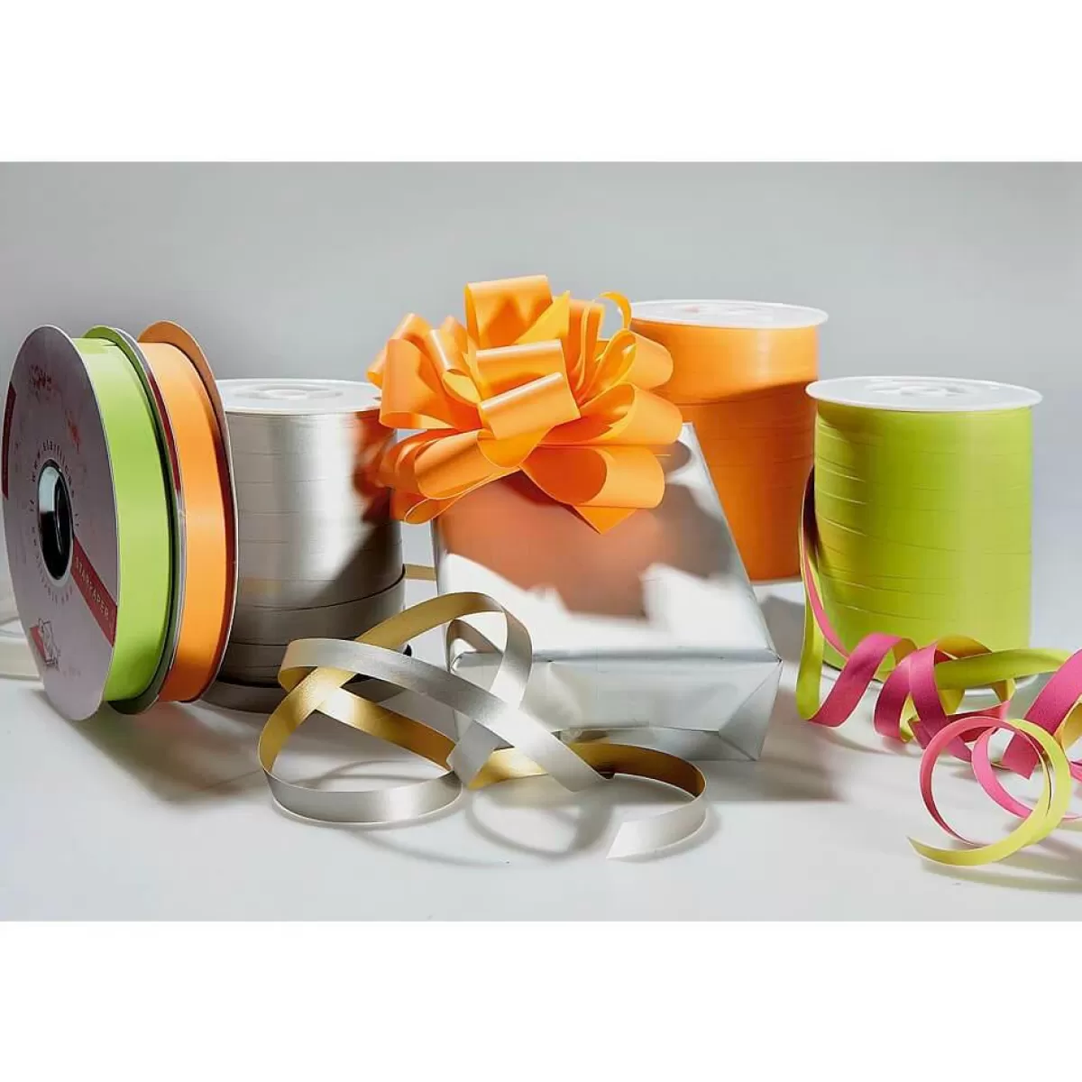 DecoWoerner Poly Ribbon "Bicolor", 19 Mm, 100 M,