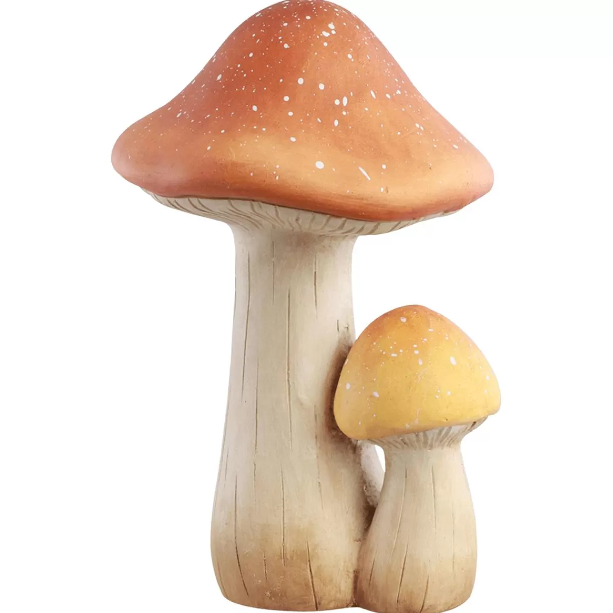 DecoWoerner Polyresin Decorative Mushroom 21 Cm