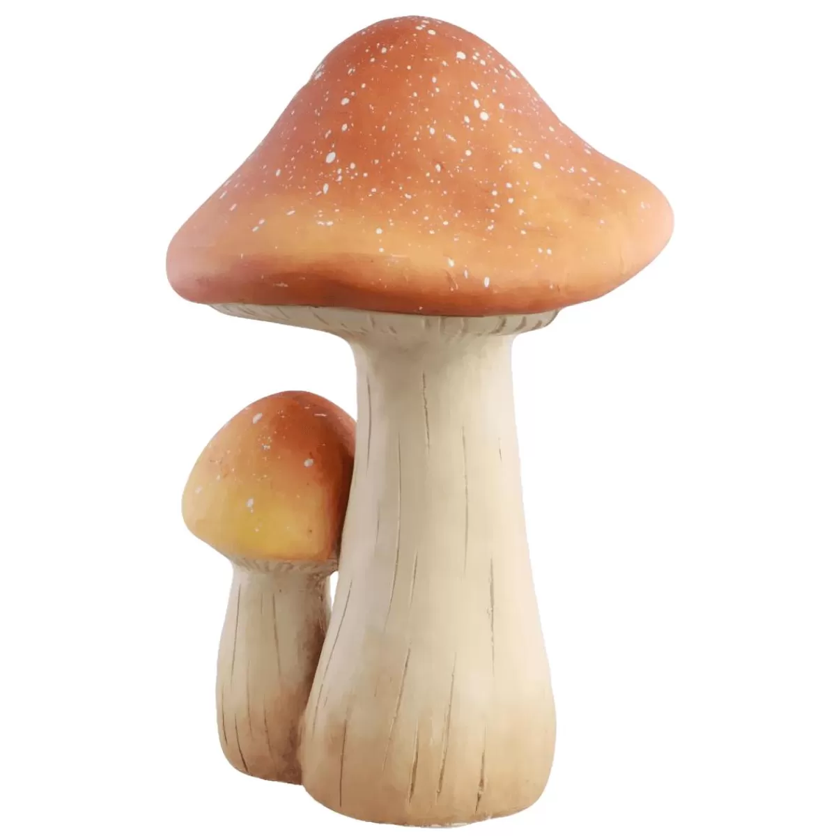 DecoWoerner Polyresin Decorative Mushroom 21 Cm