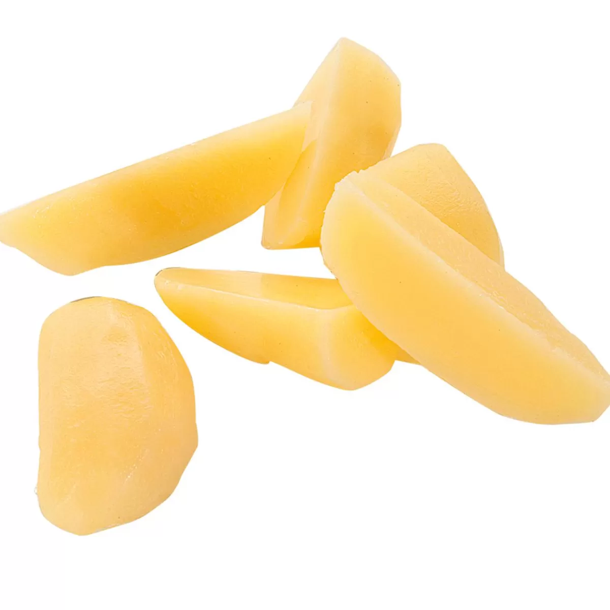 DecoWoerner Potato Wedges Peeled Food Replica, 5 Pcs