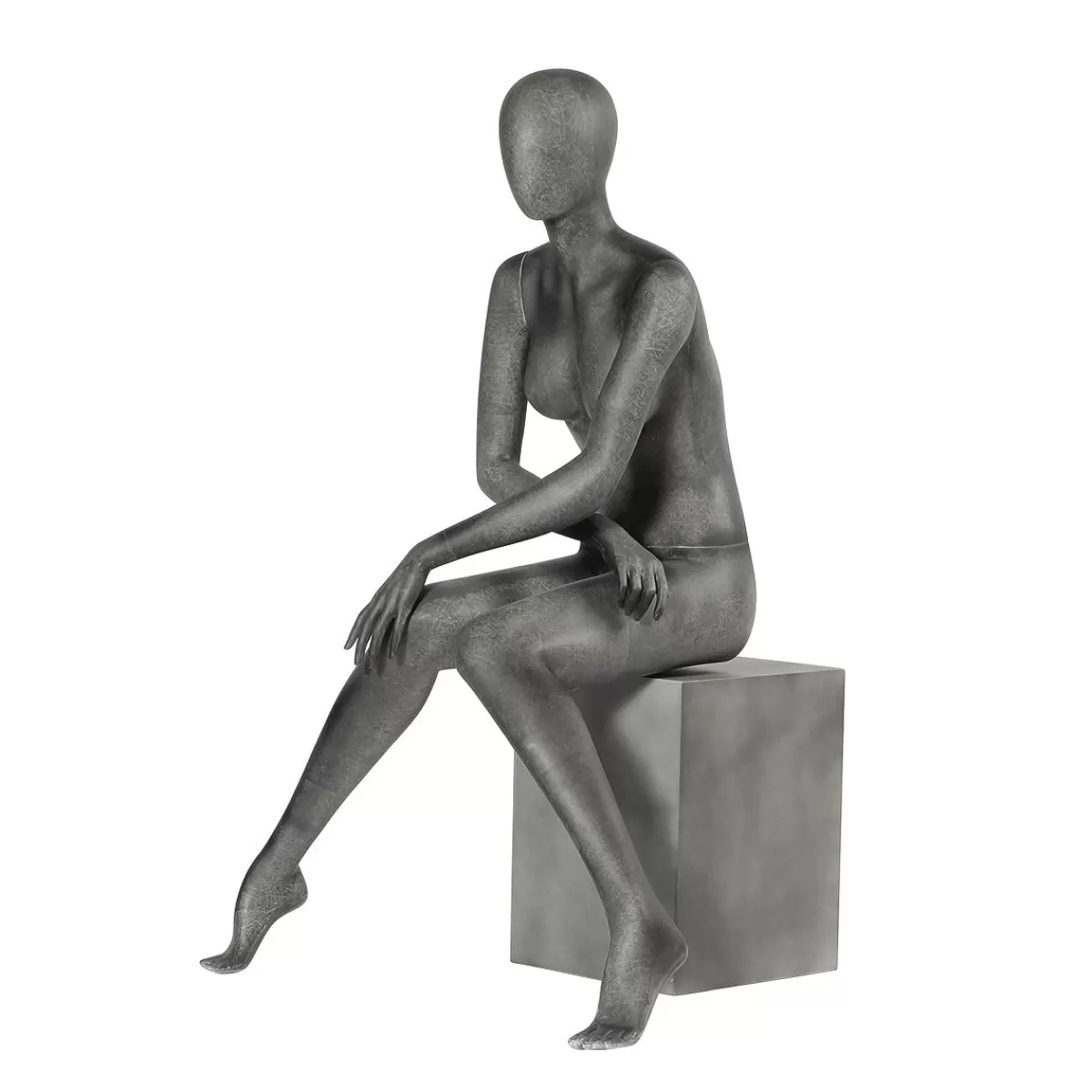 DecoWoerner Premium Mannequin Female, Sitting