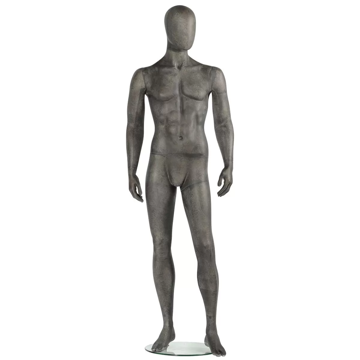 DecoWoerner Premium Mannequin Male, Left Leg Flared