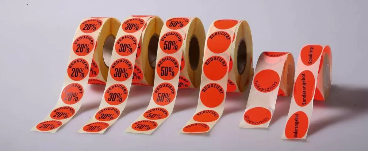 DecoWoerner Promotional Labels 20%, 1000 Pcs