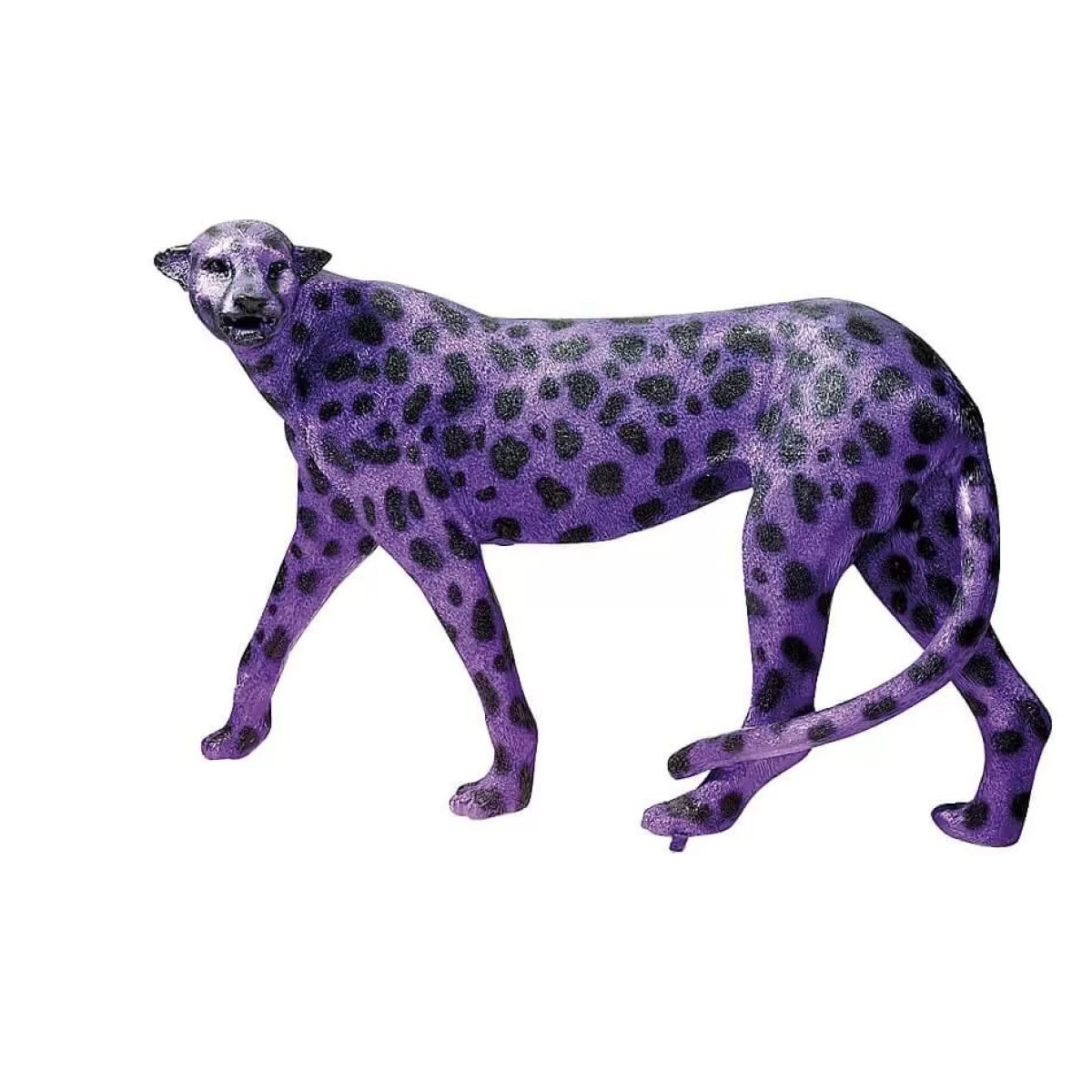 DecoWoerner Purple Cheetah 110 Cm Long With Black Spots