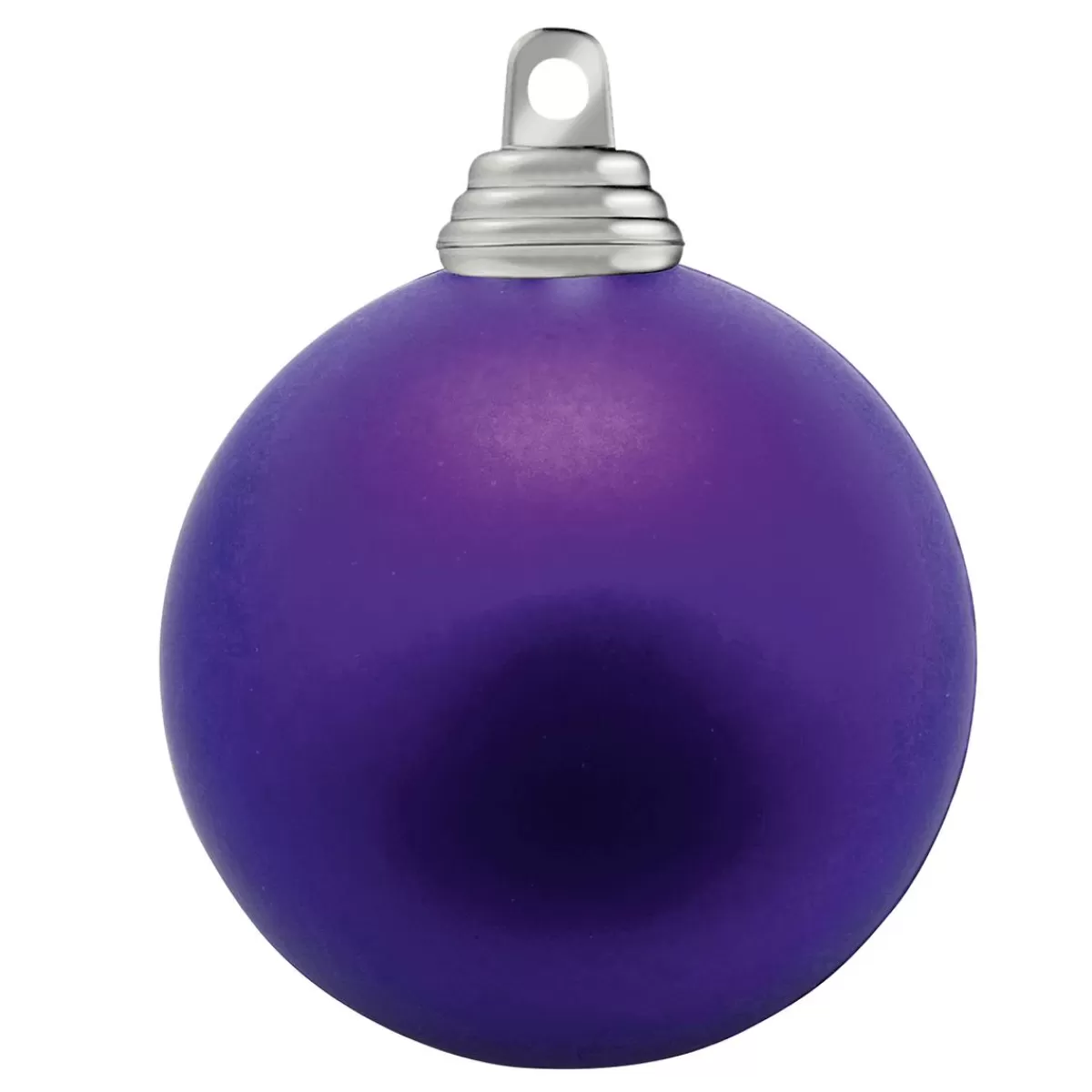 DecoWoerner Purple, Mat Christmas Balls Made Of Flame Retardant Plastic, 6 Cm Ø - 24 Pieces