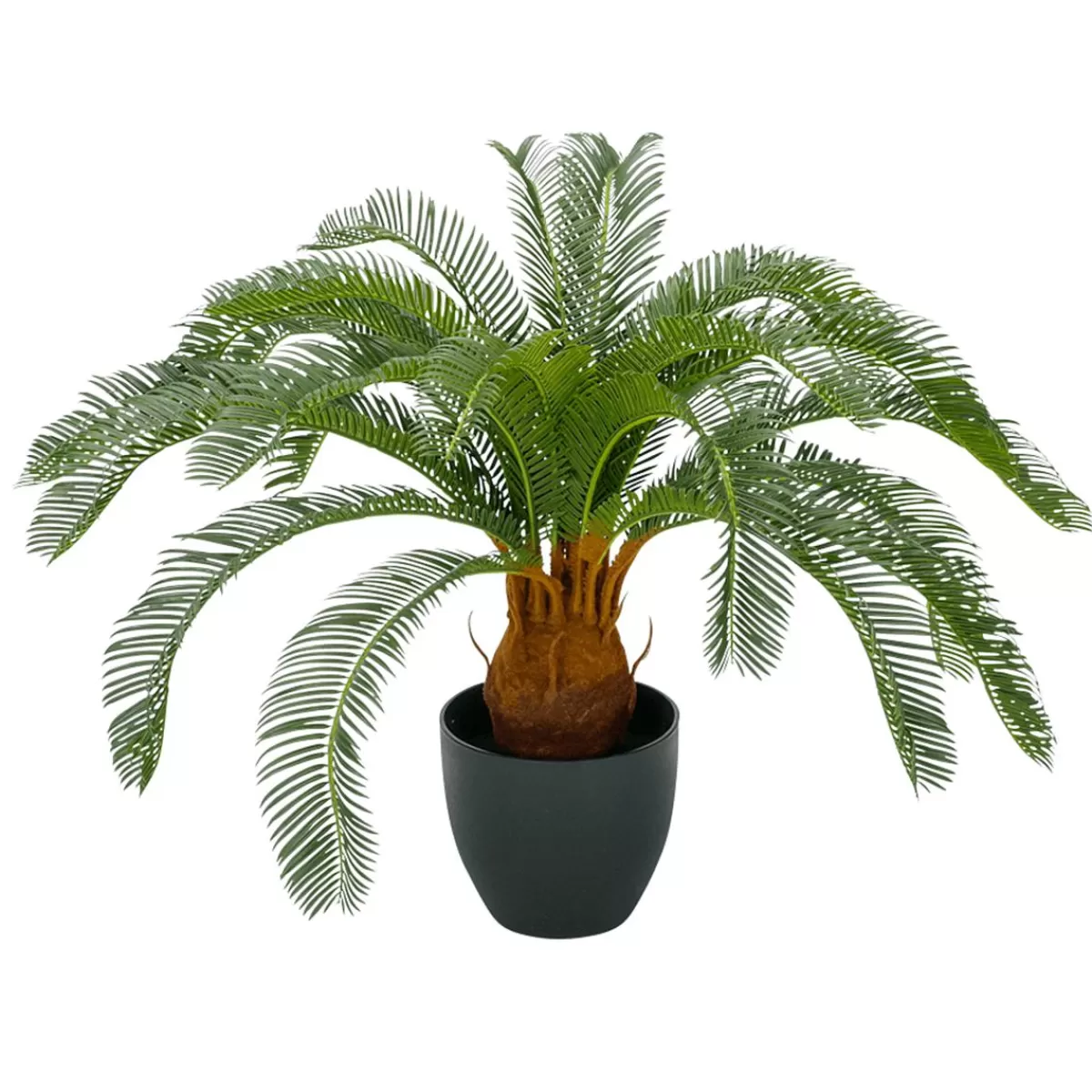 DecoWoerner Ready Potted Cycas Palm Artificial Palm 65 Cm