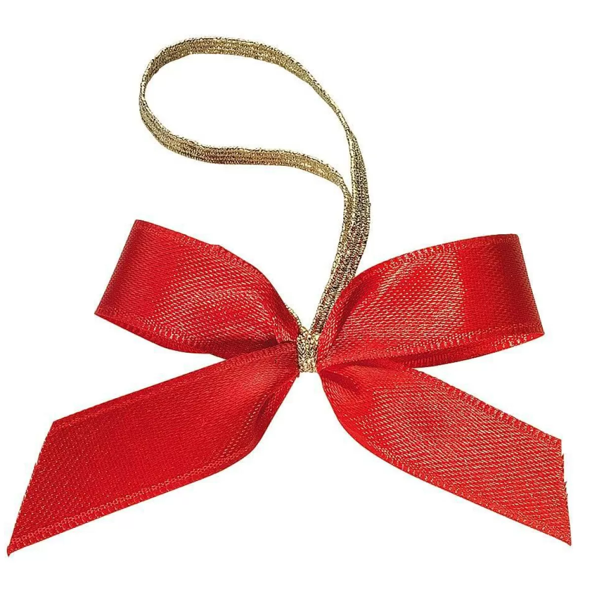 DecoWoerner Ready-to-use Ribbons /gold 20 Cm, 100 Pcs