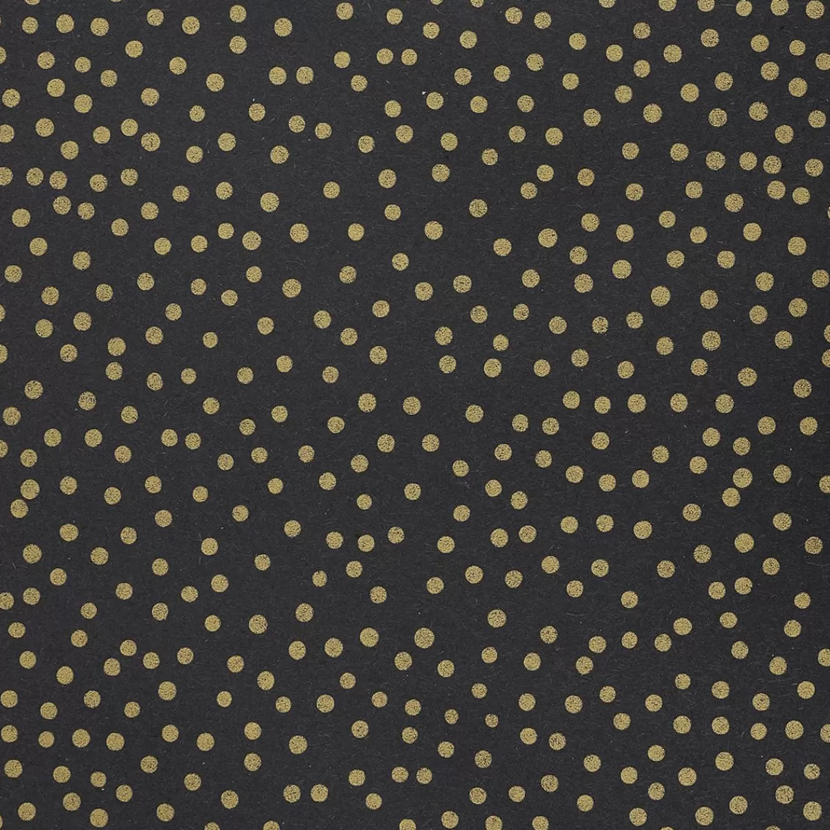 DecoWoerner Recycled Kraft Paper With Gold Dots, 50 Cm, 50 M