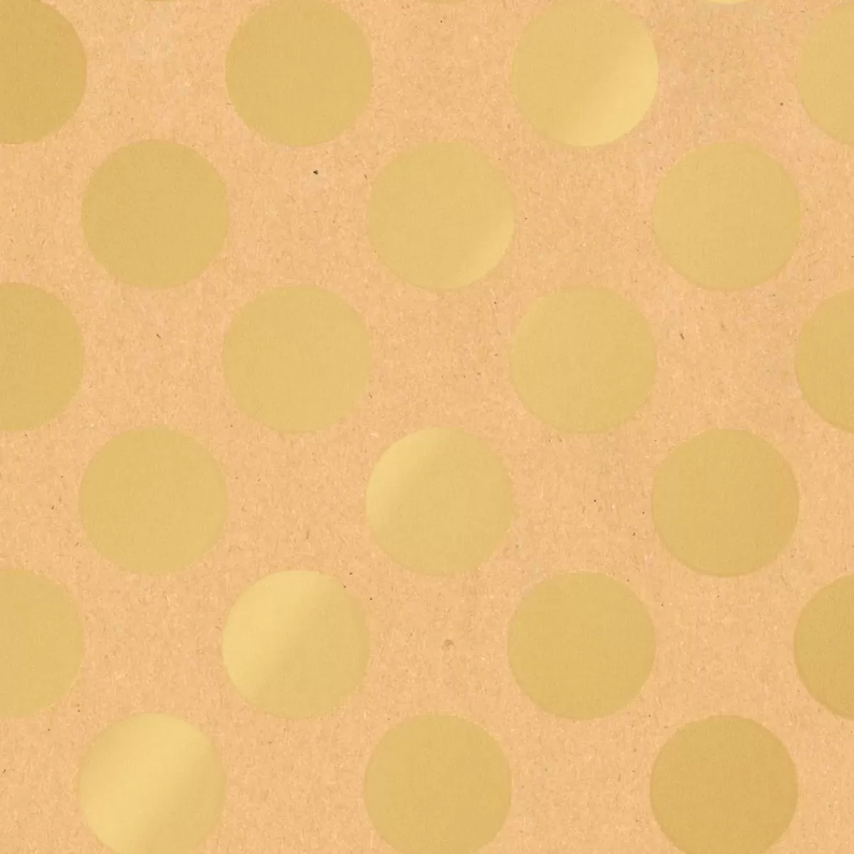 DecoWoerner Recycled Kraft Paper With en Dots - 50 M Wrapping Paper Roll