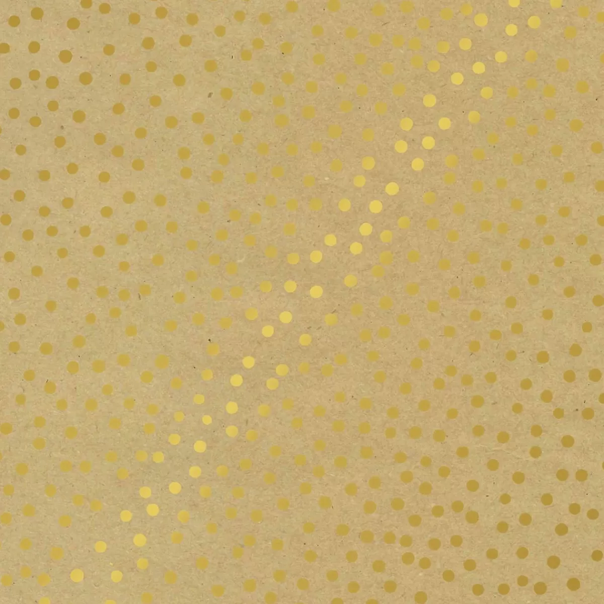 DecoWoerner Recycled Kraft Paper With Small en Dots - 50 M Wrapping Paper Roll