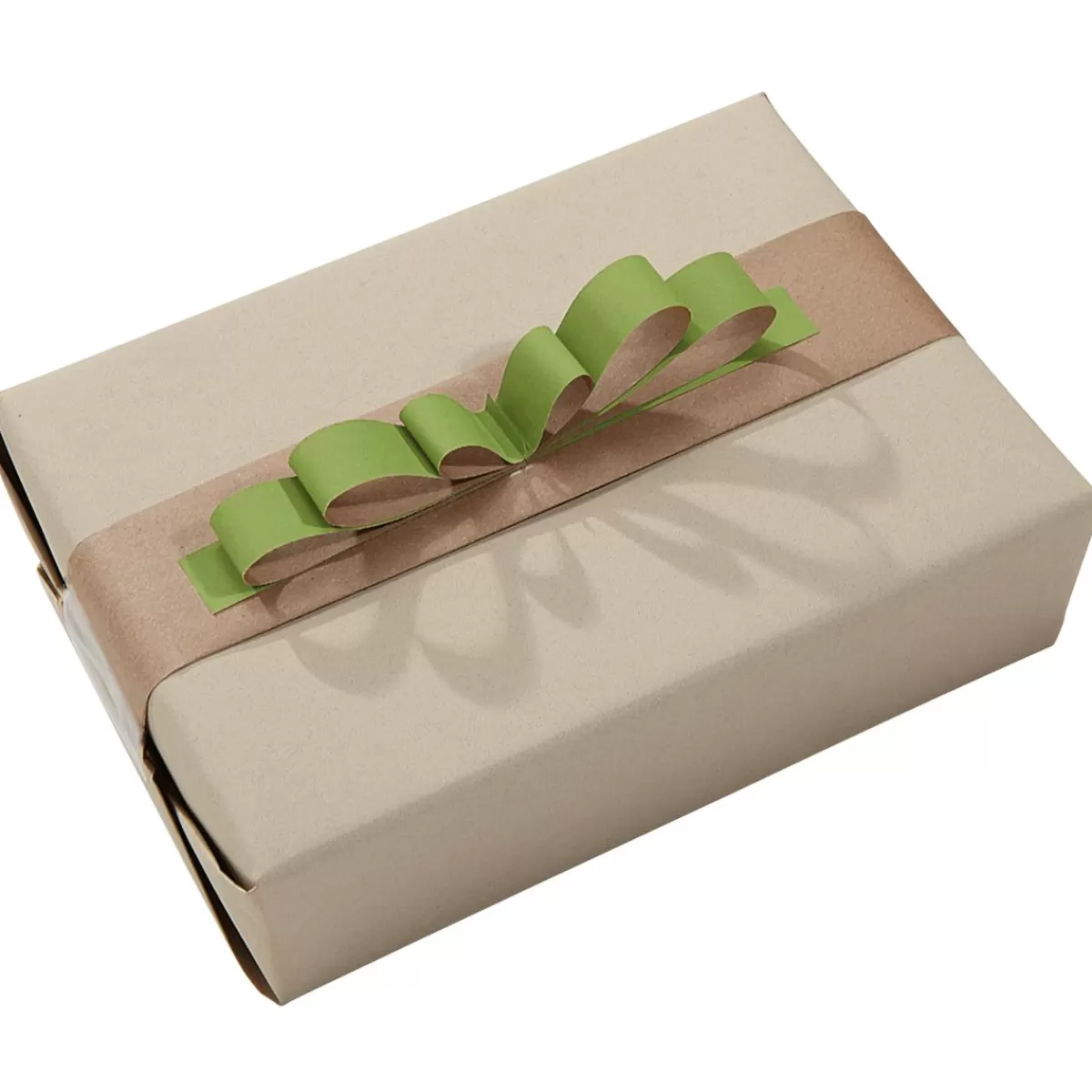 DecoWoerner Recycled Plain Kraft Paper In Sand Colours - 50 M Gift Wrapping Paper Roll